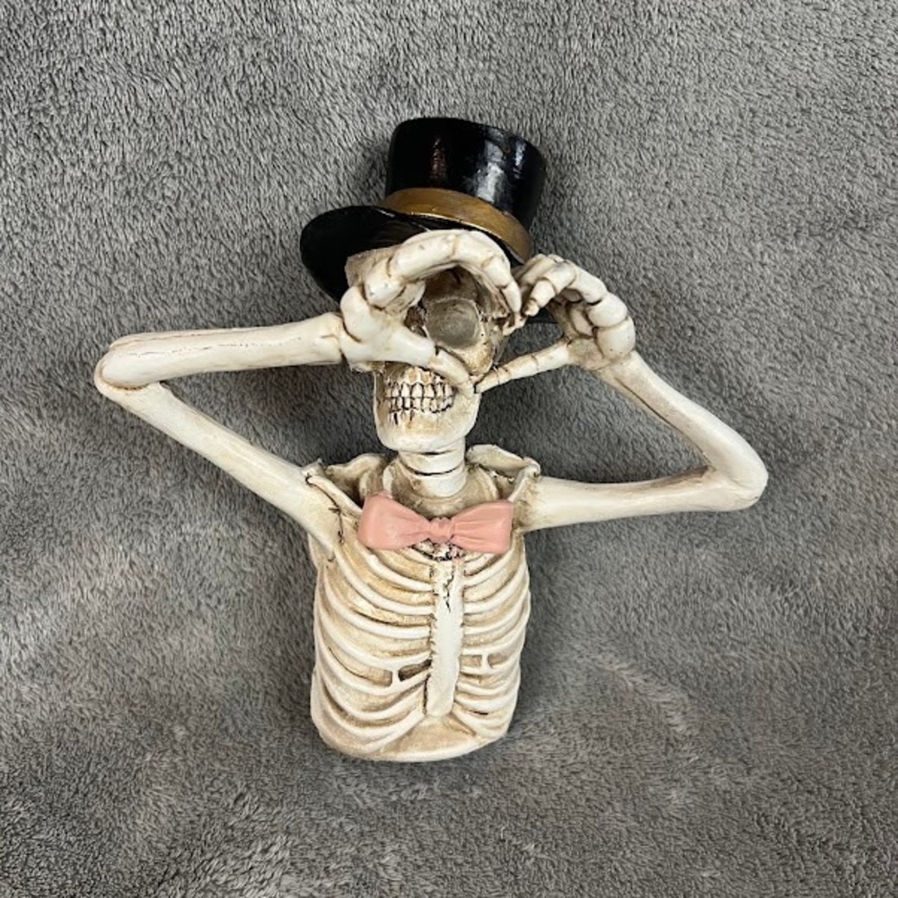 Decorative Skeleton Resin Bust Halloween Party Decor